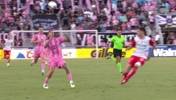 迈阿密1-0领先！德保罗头球摆度助攻！特拉斯科远射破门！